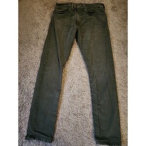 Polo Ralph Lauren Sullivan Slim Mens 32x32 Green Denim Jeans